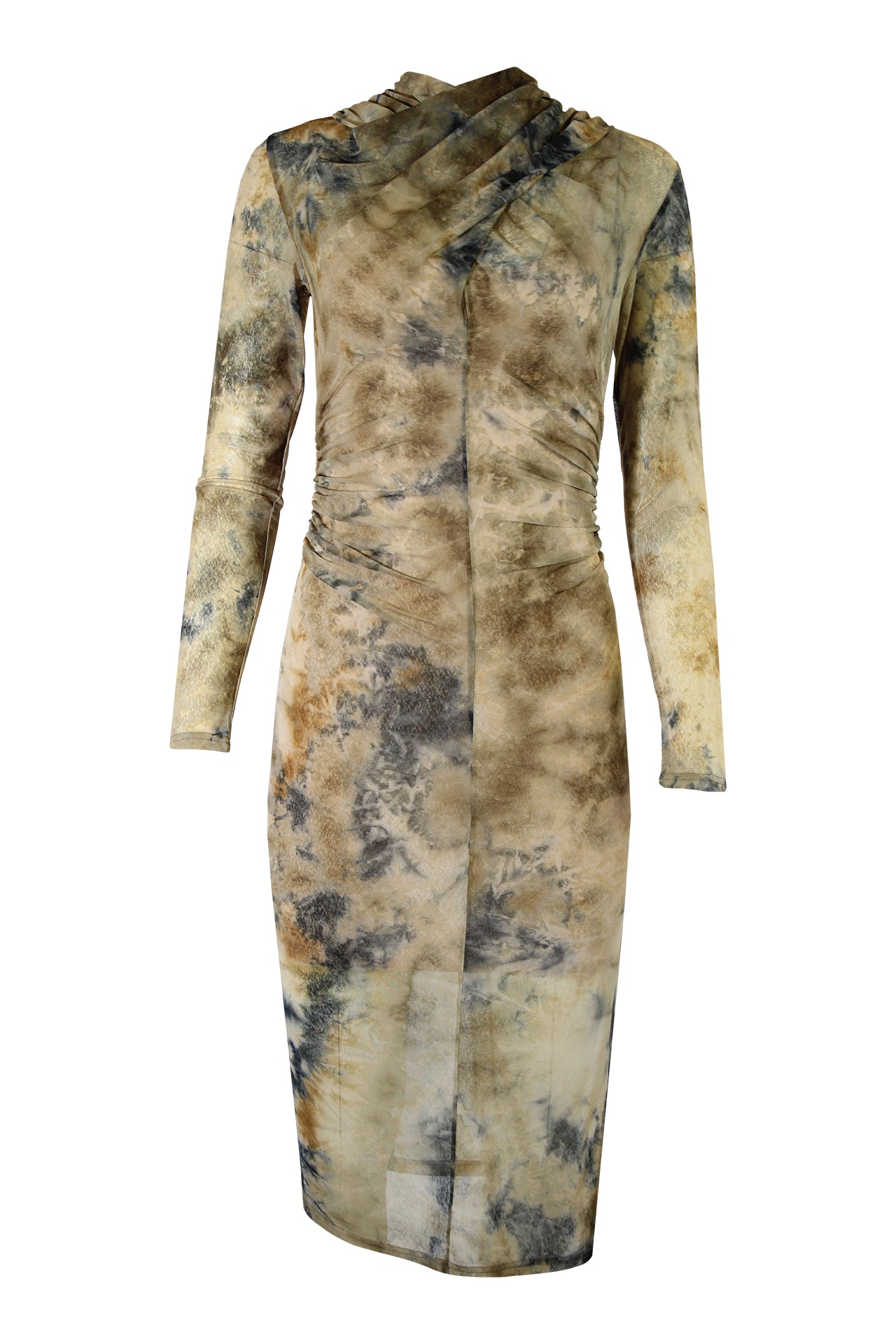 Vestido tule estampado