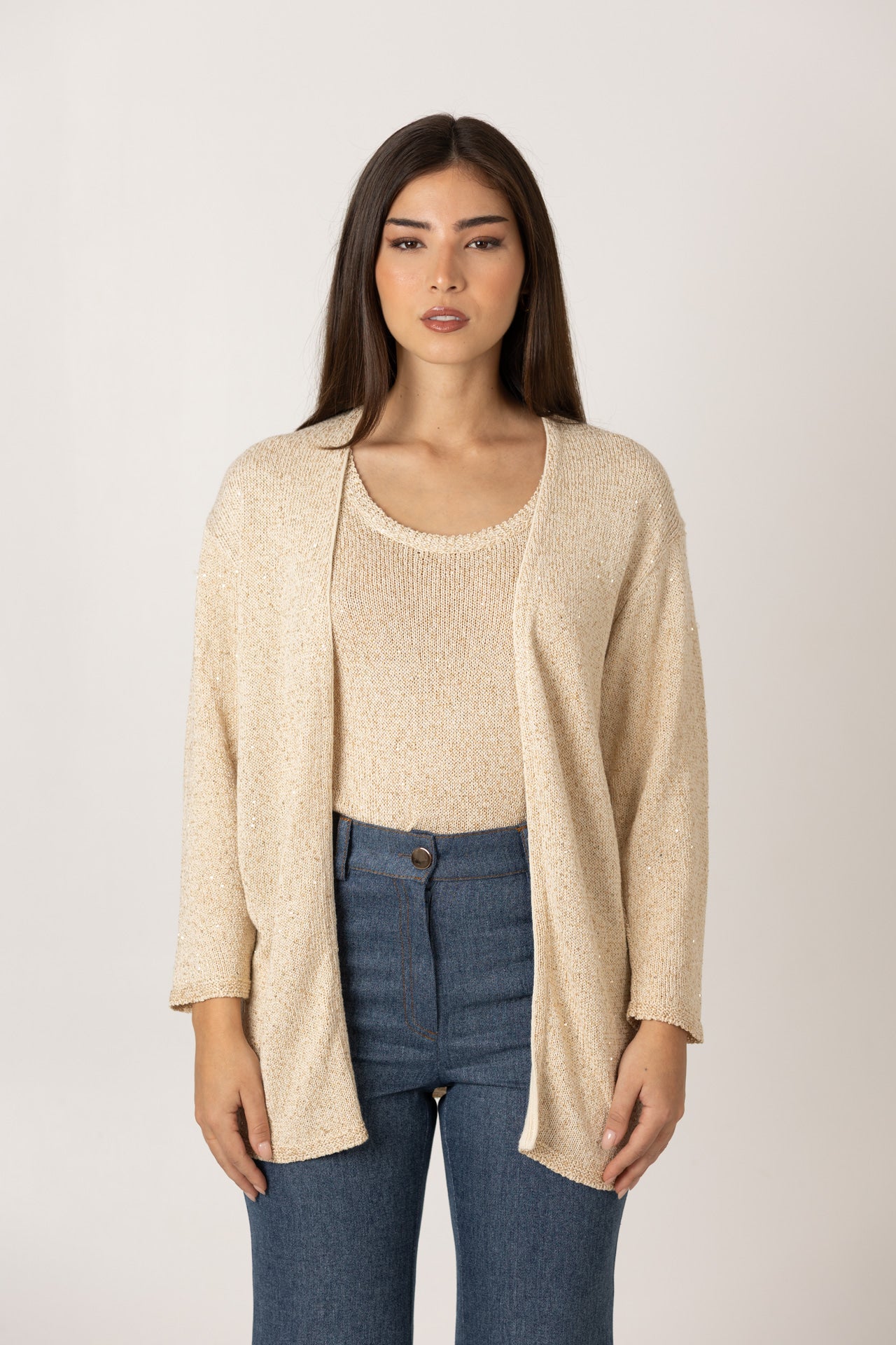 Casaco de malha com latejoula SH x GM