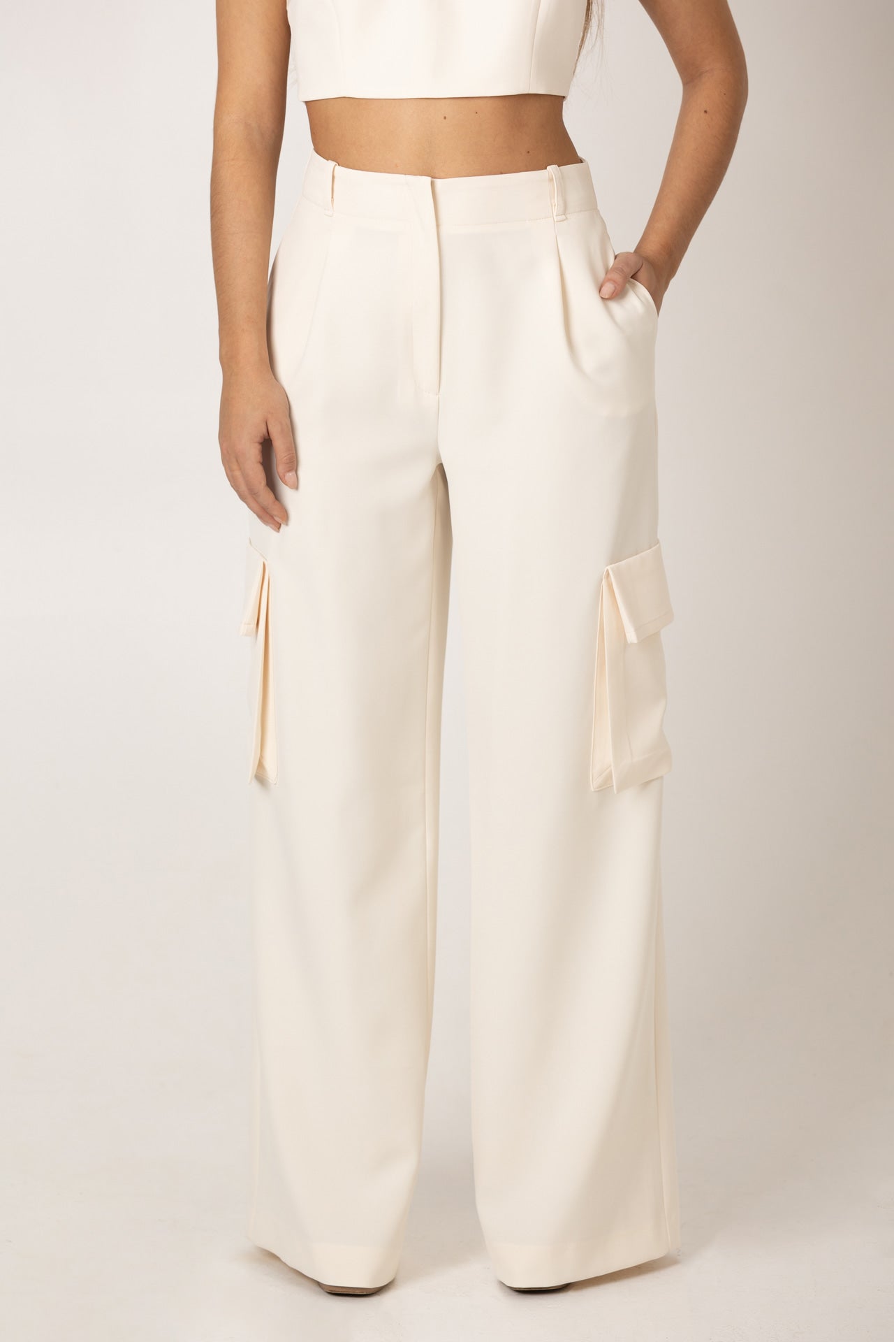 Calças direitas cintura subida SH x GM