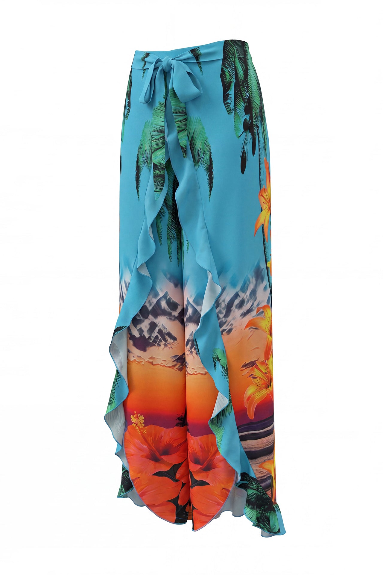 Pantalones fluidos con abertura