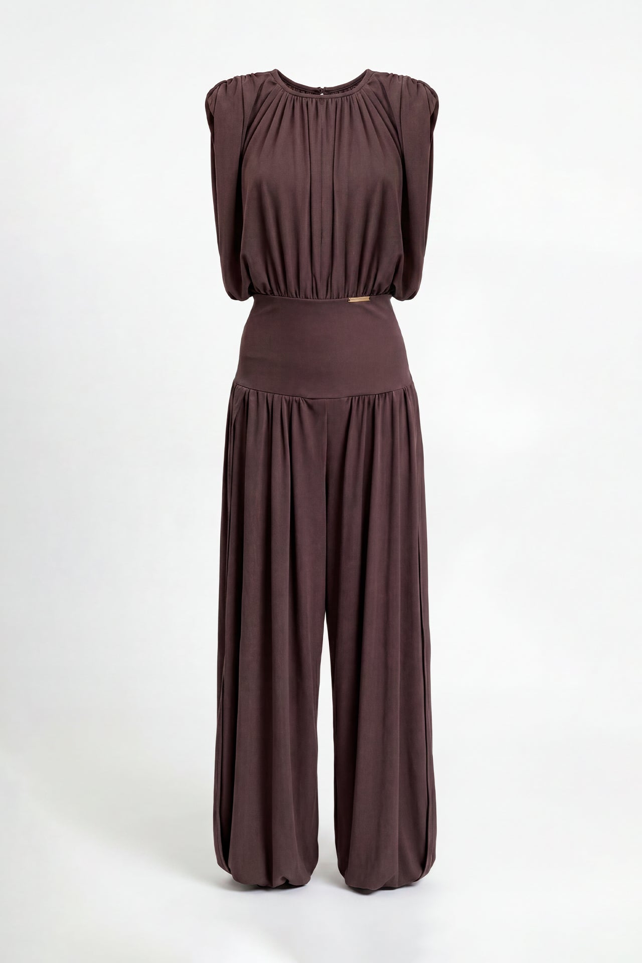 Macacão Fluido com Drapeado