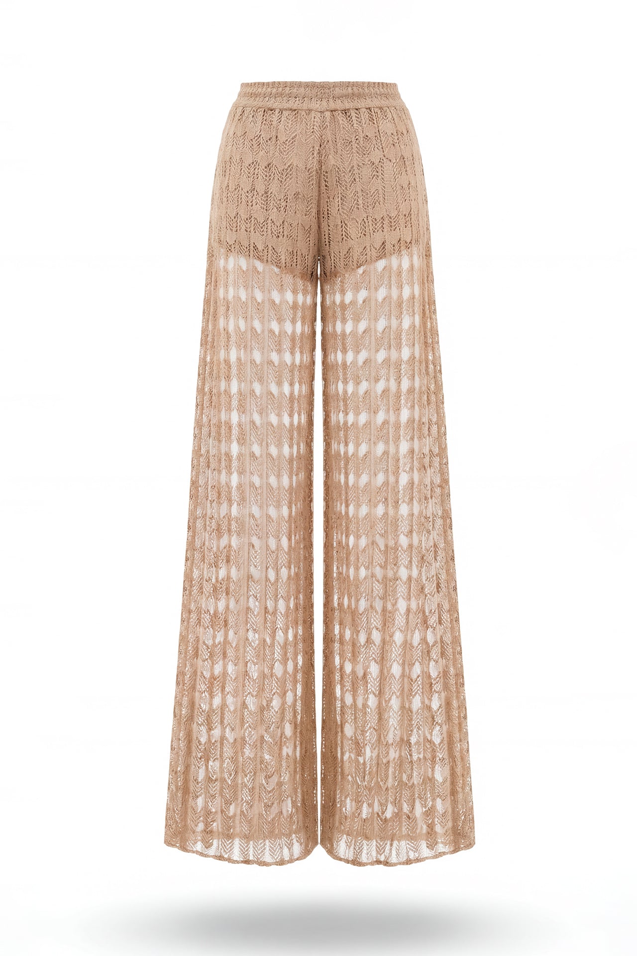 Calças de Renda Cintura Subida