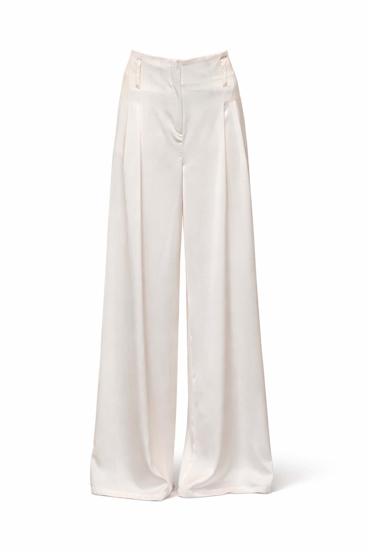 Calças Acetinadas Wide Leg