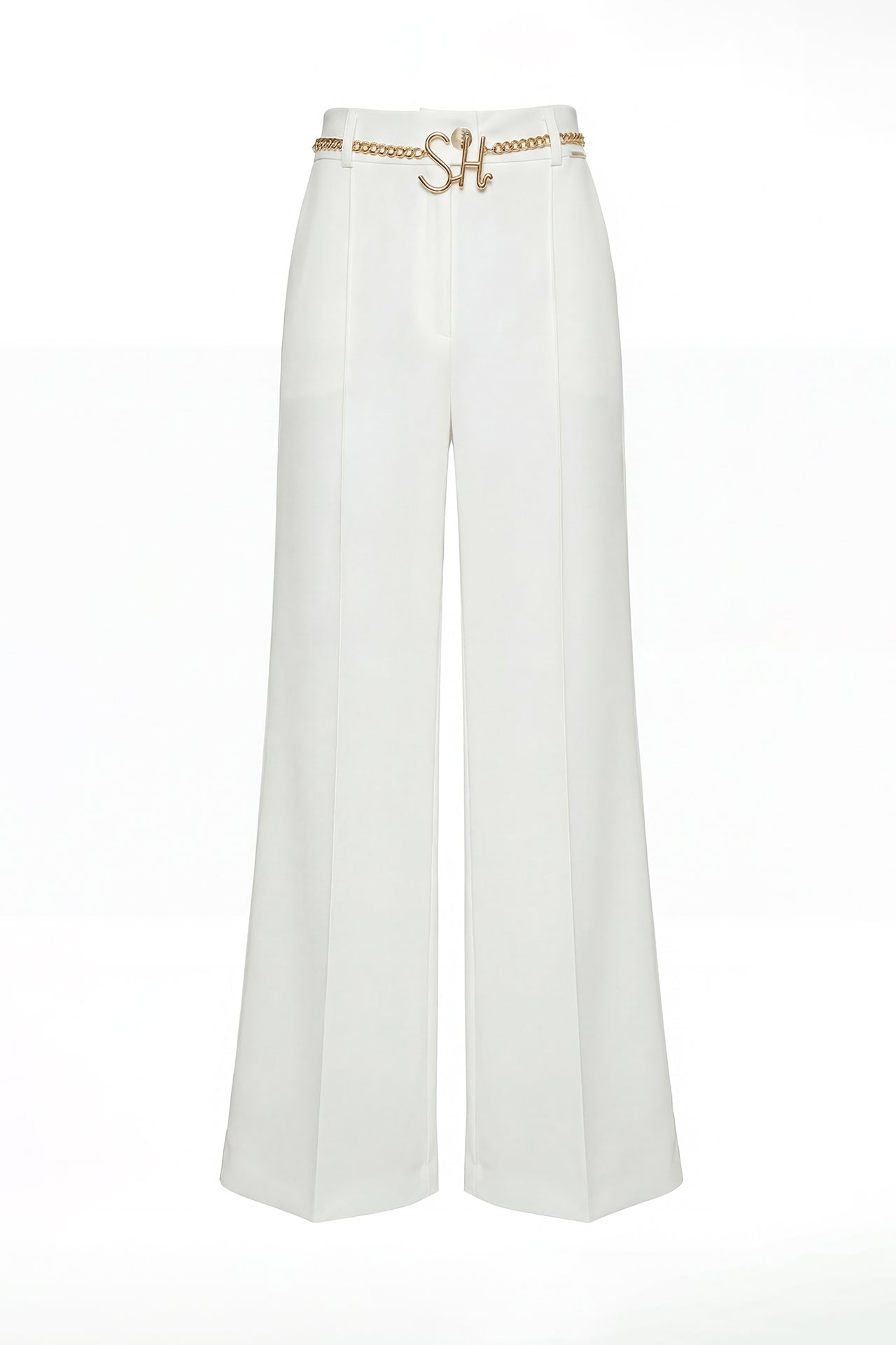 Calças Wide Leg com Cinto SH