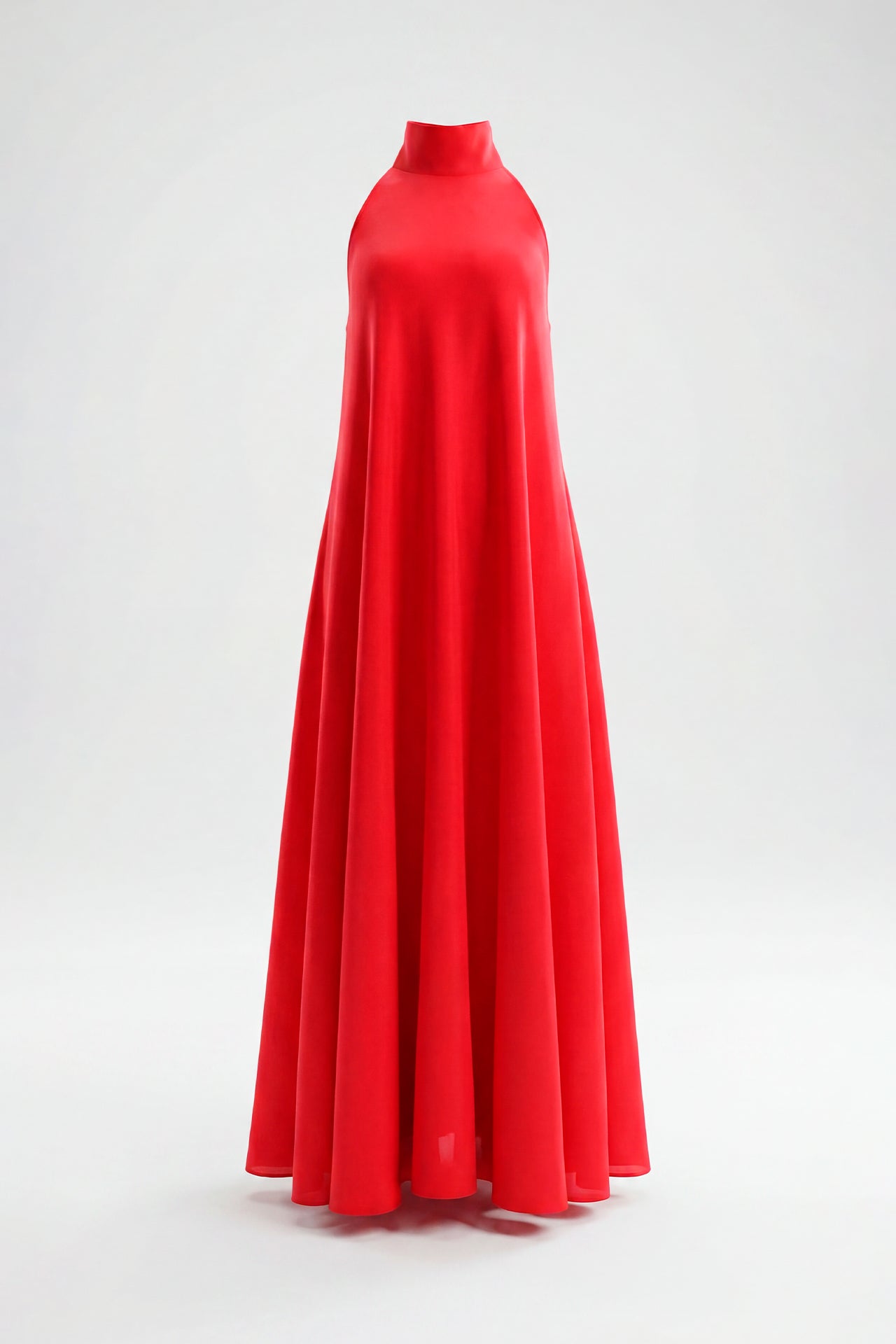Vestido Halter Acetinado