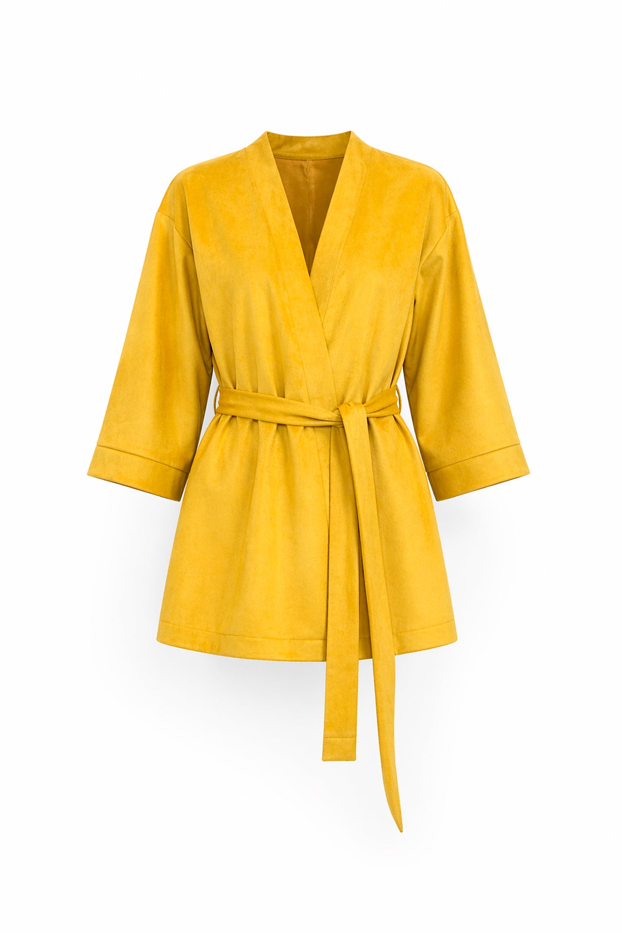 Kimono Curto efeito Camurça