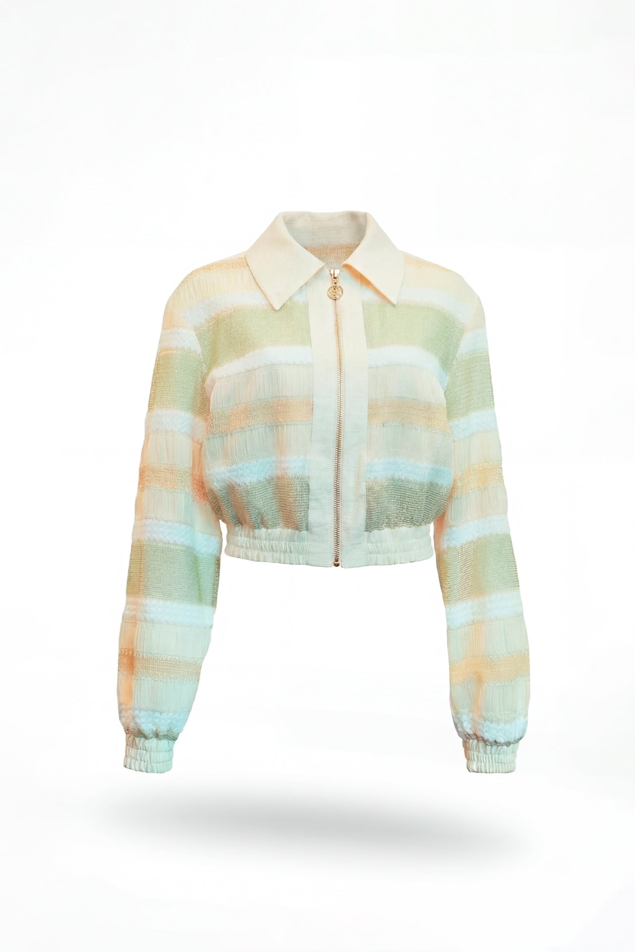 Chaqueta bomber texturizada