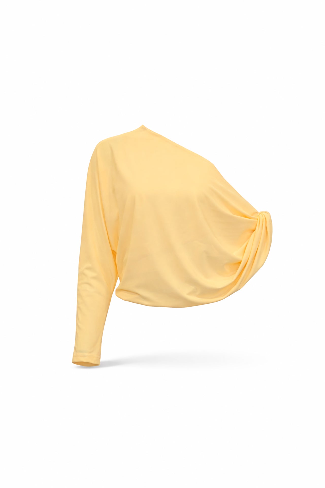 Top Assimétrico Drapeado