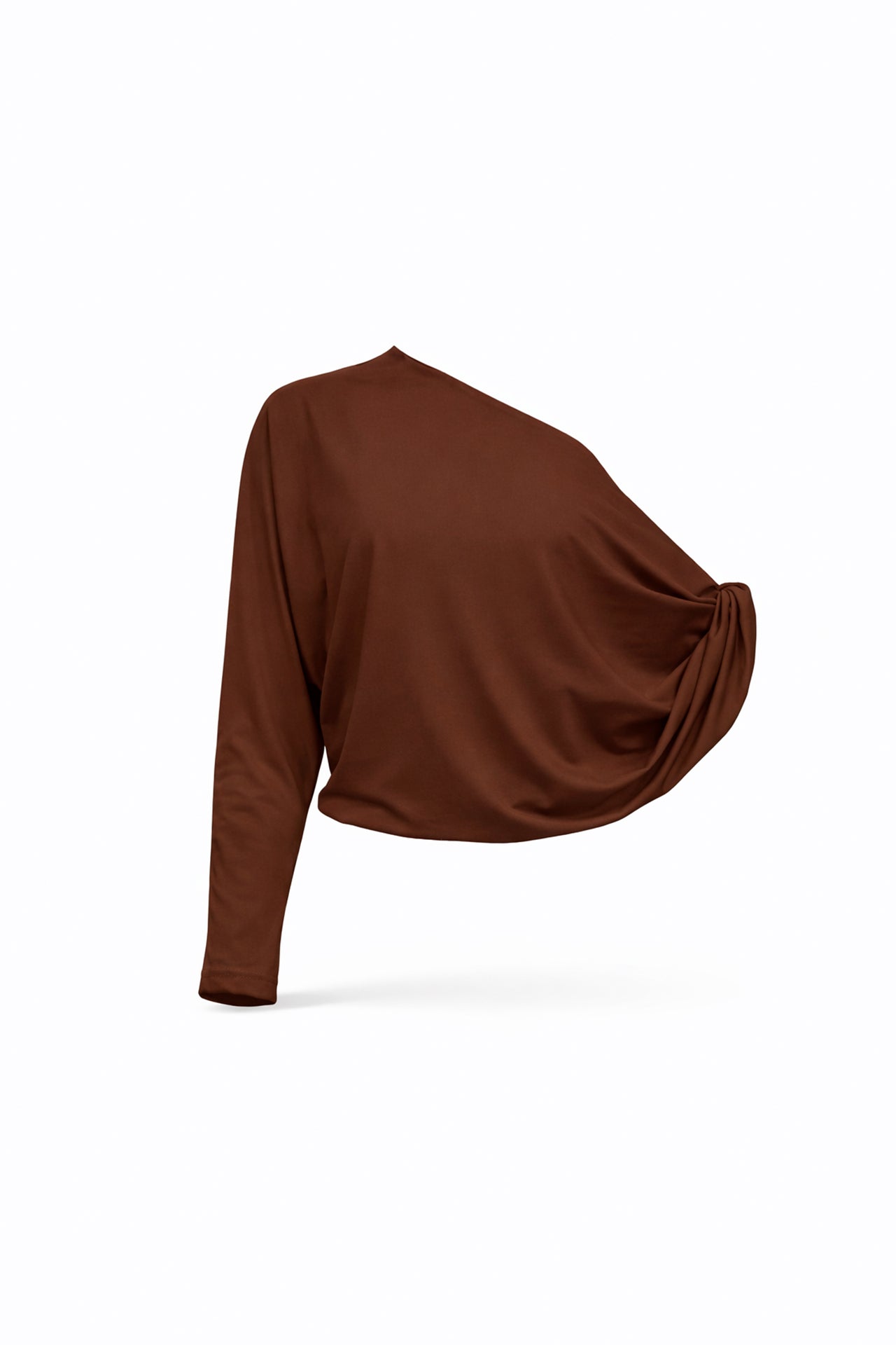 Top Assimétrico Drapeado