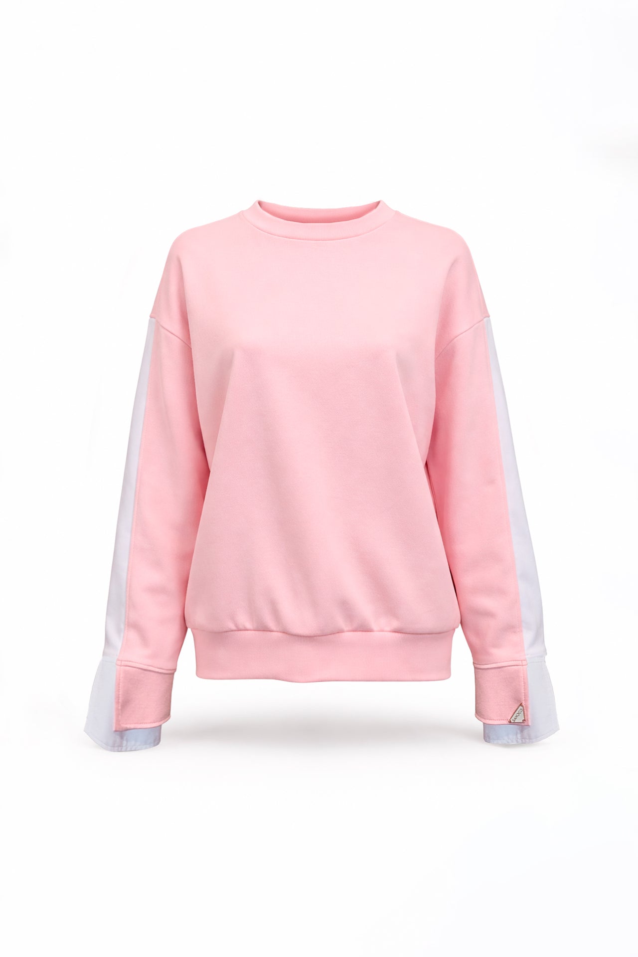 Sweatshirt com Efeito Camisa nas Mangas