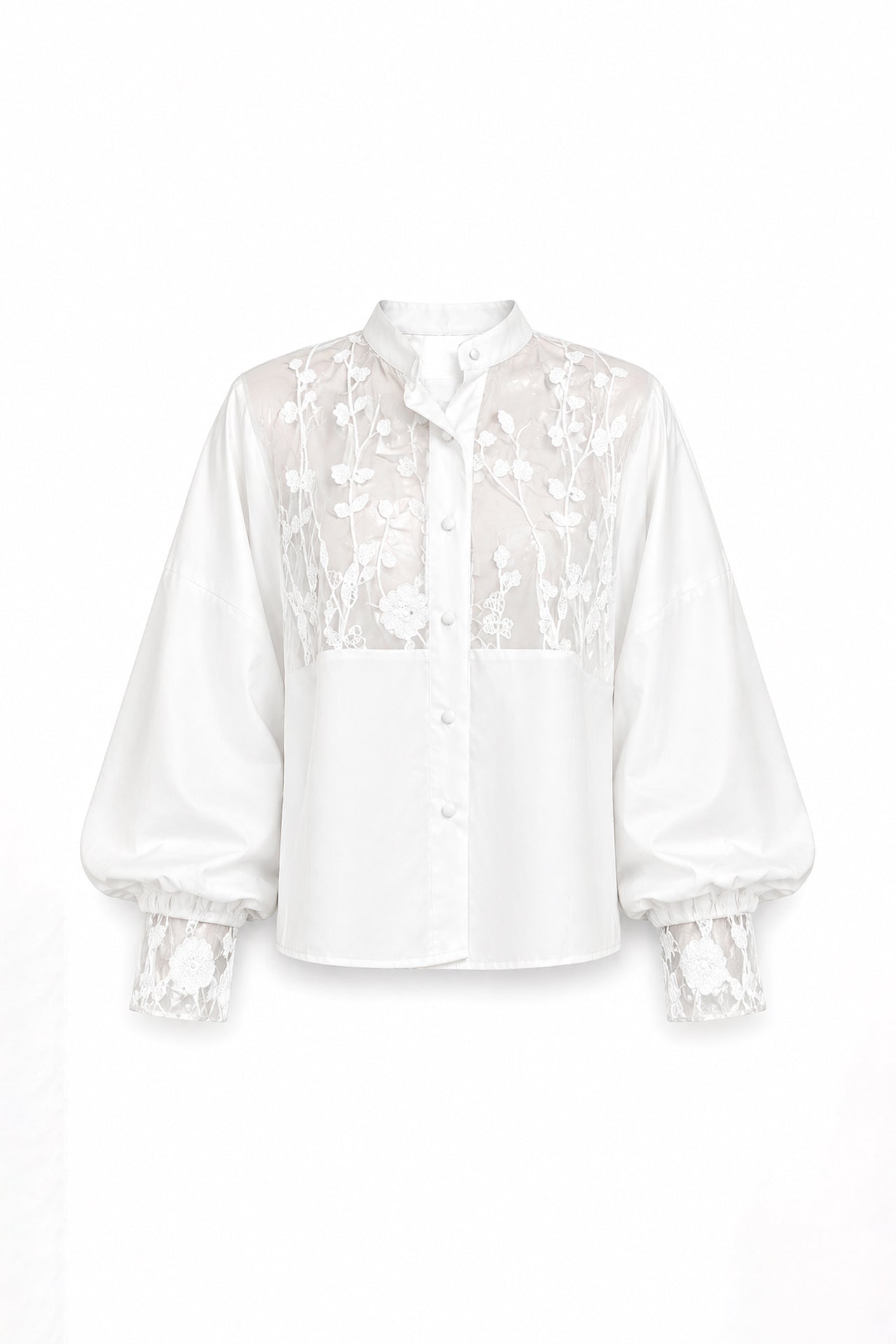 Blusa Combinada Bordados
