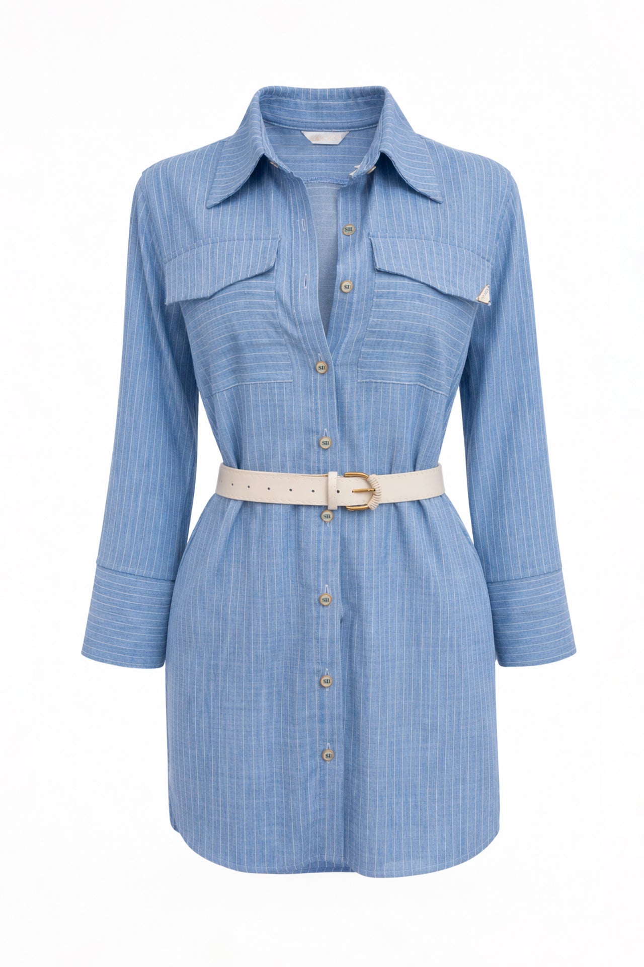 Vestido Camiseiro com Cinto