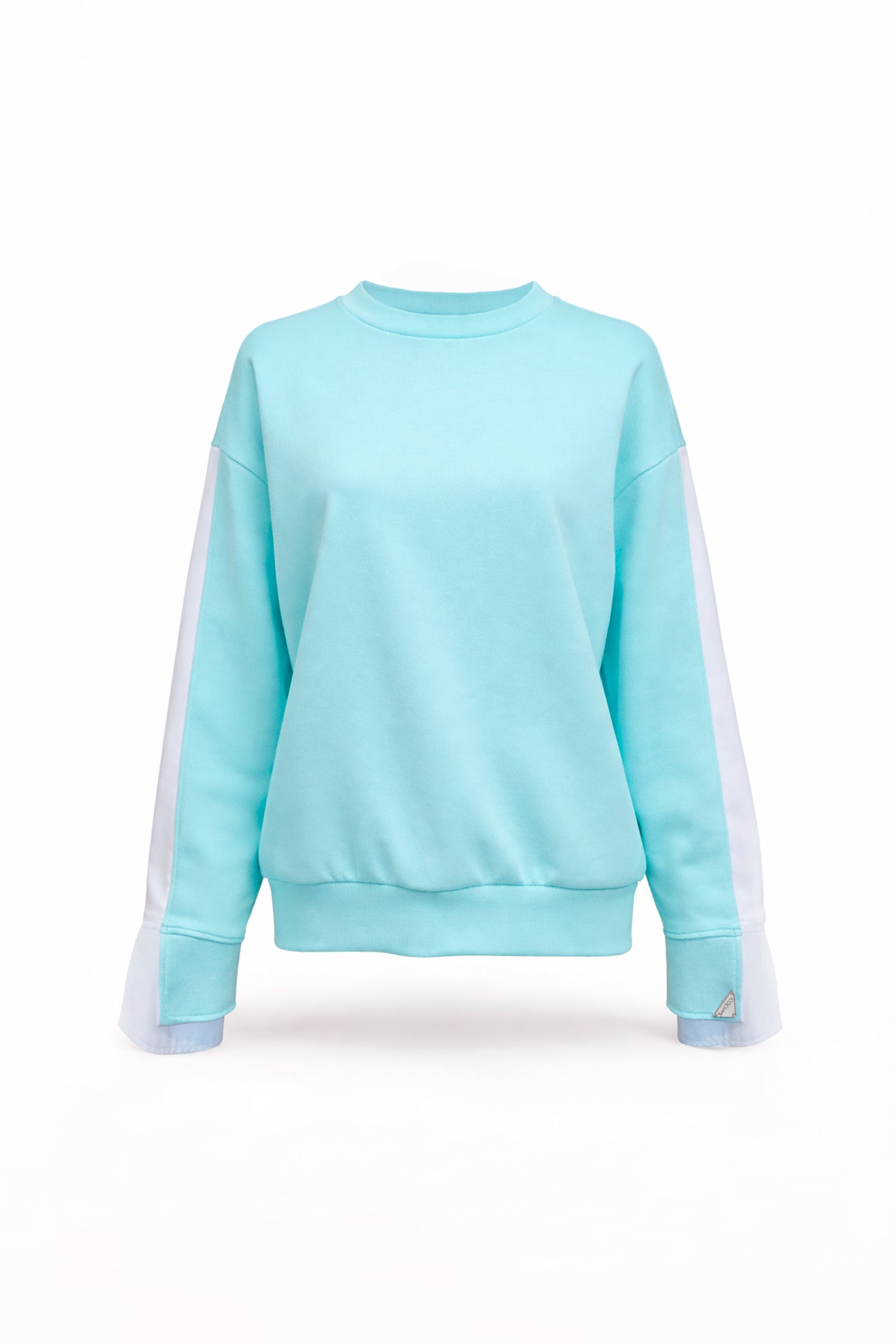 Sweatshirt com Efeito Camisa nas Mangas