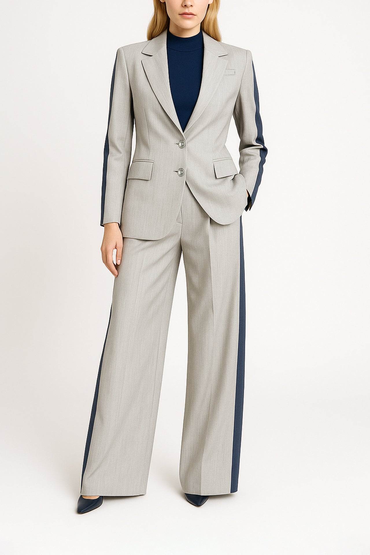 Blazer Bicolor de Alfaiataria