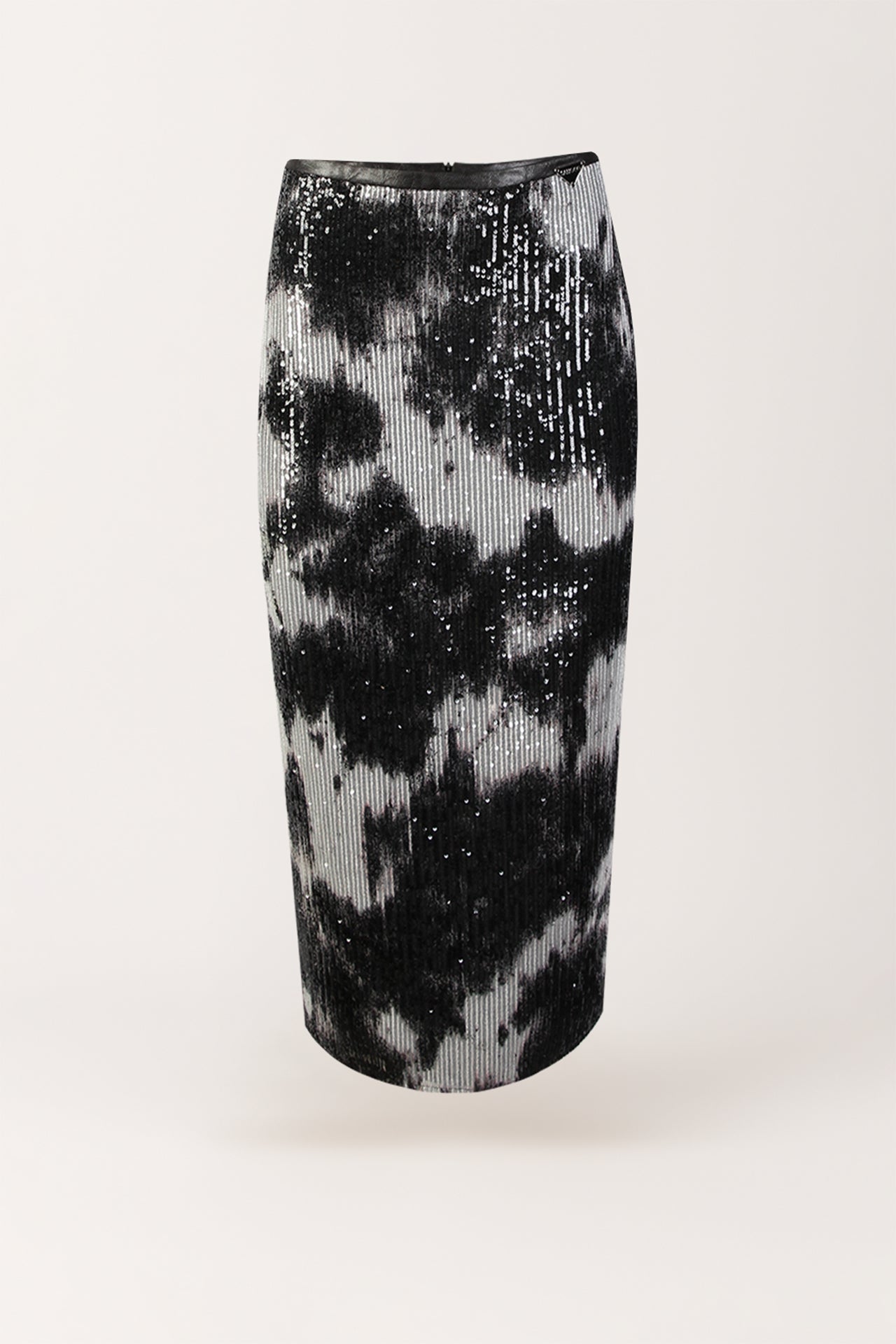 Saia Midi Lápis em Lantejoulas