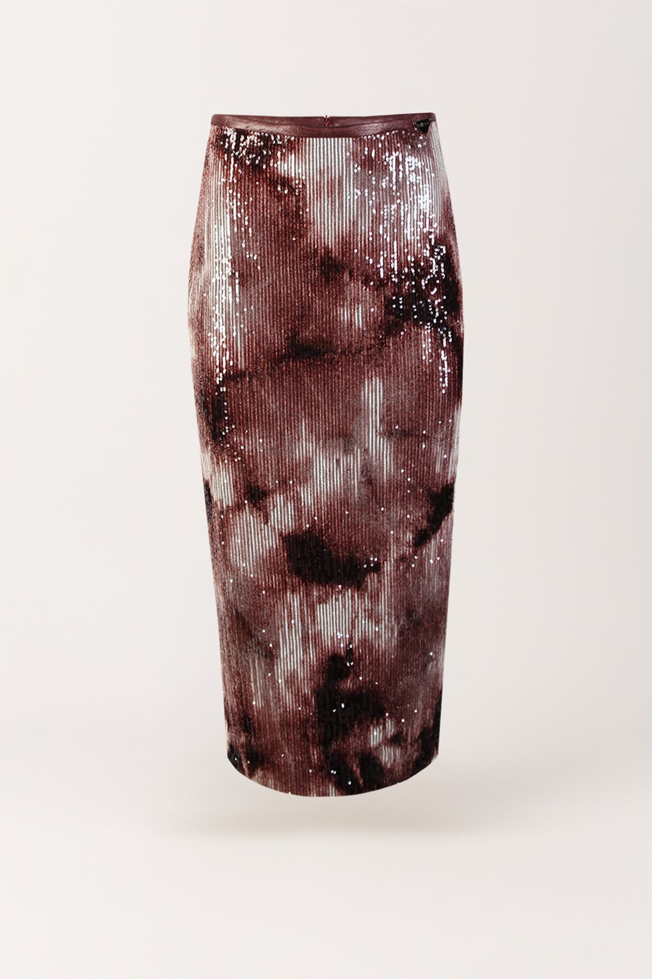 Saia Midi Lápis em Lantejoulas