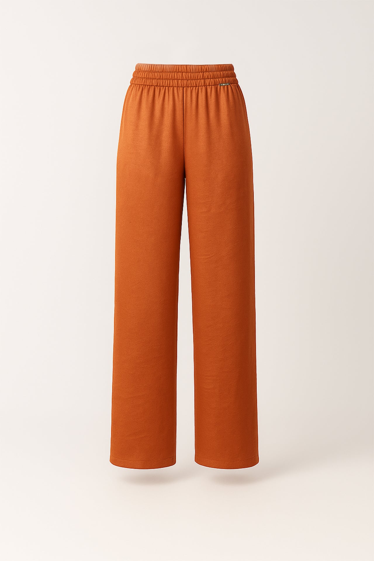 Calças fluídas acetinadas