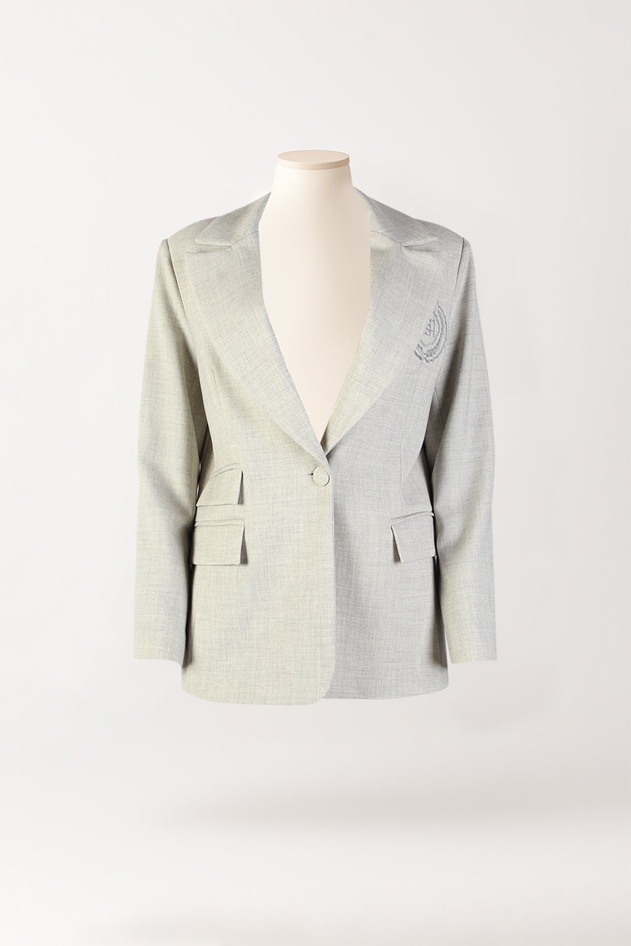 Blazer em Alfaiataria com emblema SH