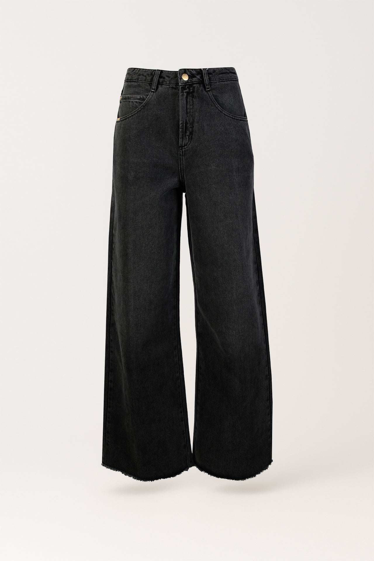 Jeans Wide Leg Cintura Subida