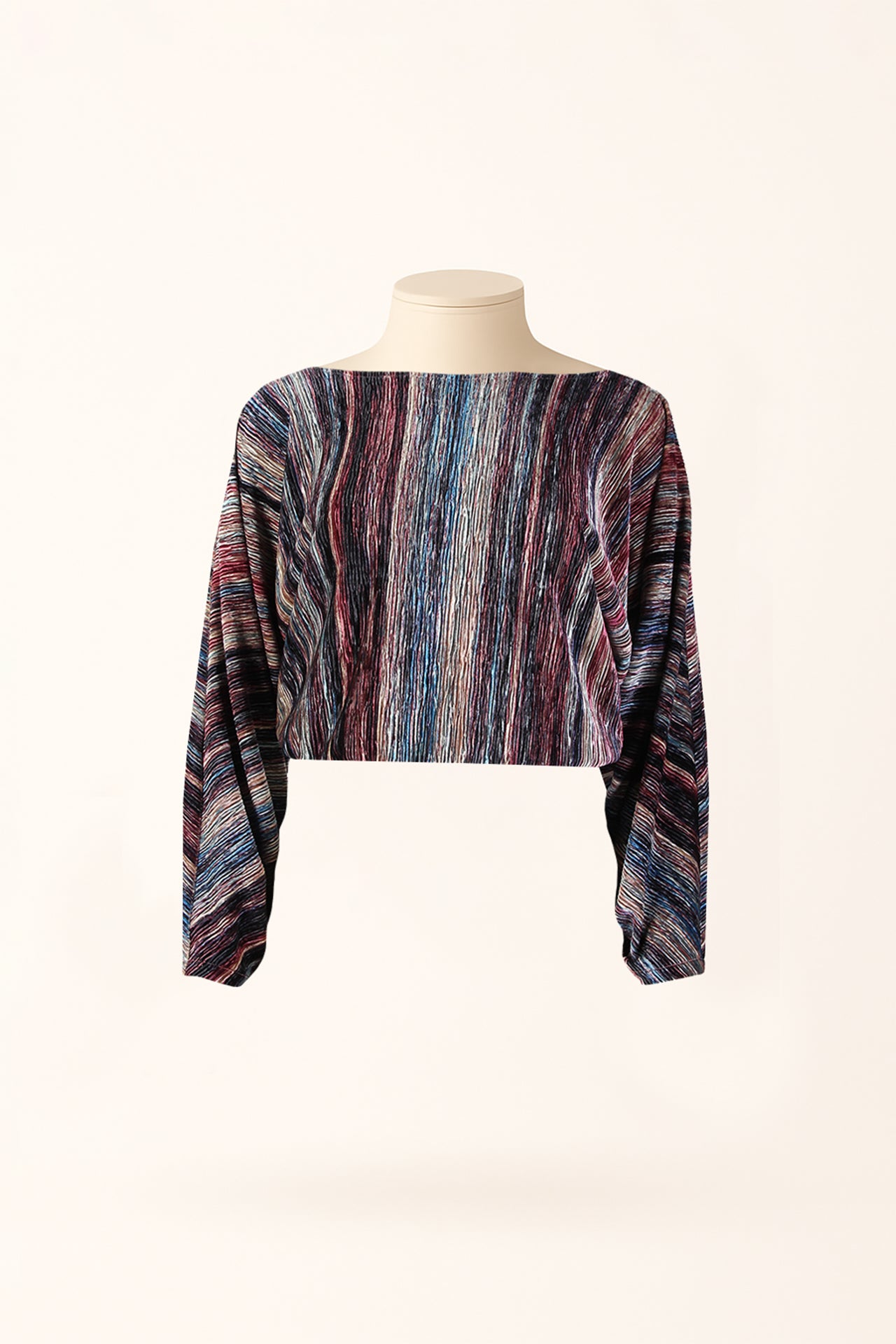 Top Cropped em Veludo Canelado