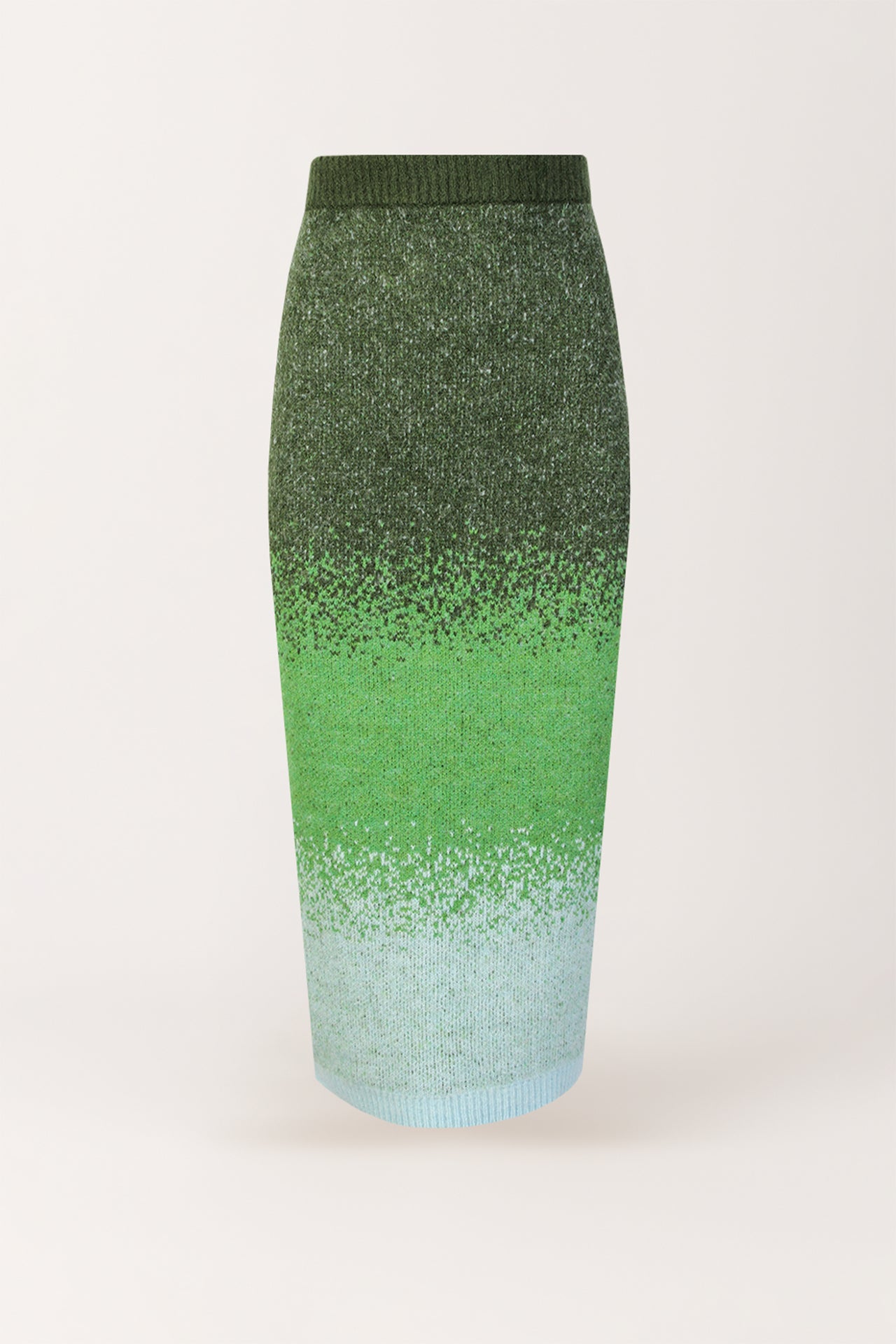 Saia Midi em Malha Dégradé