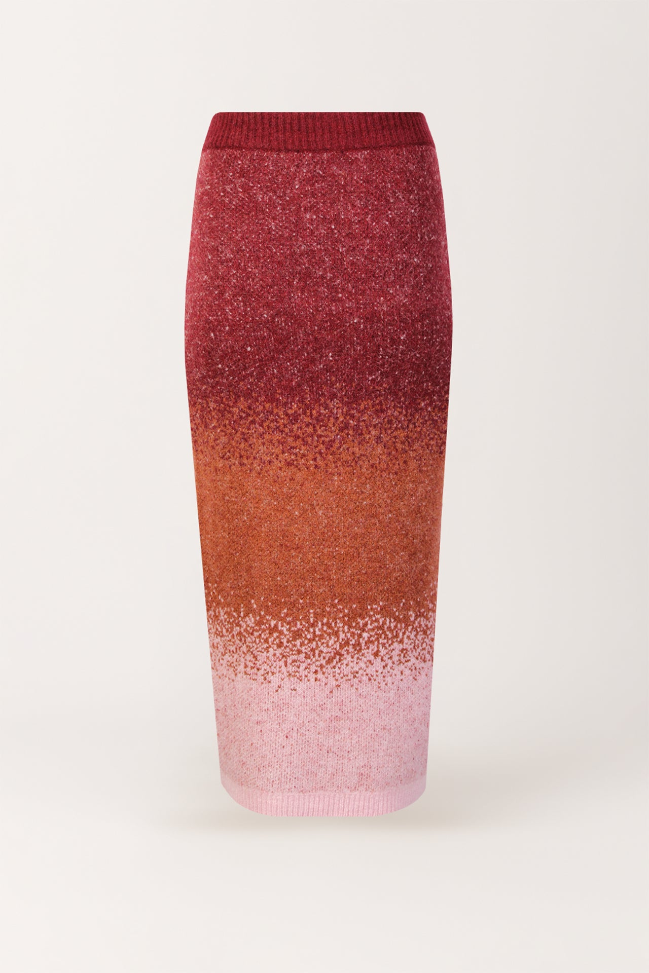 Saia Midi em Malha Dégradé