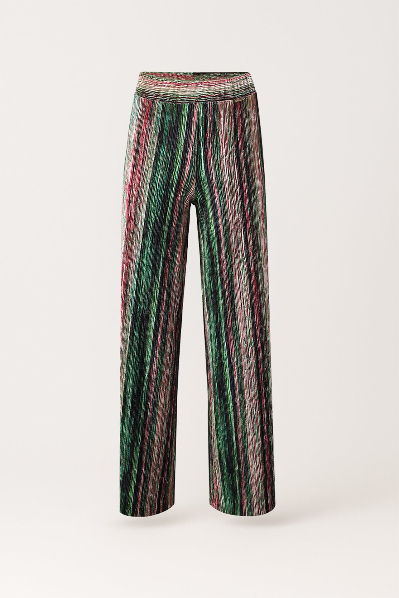 Calça Larga em Veludo Canelado