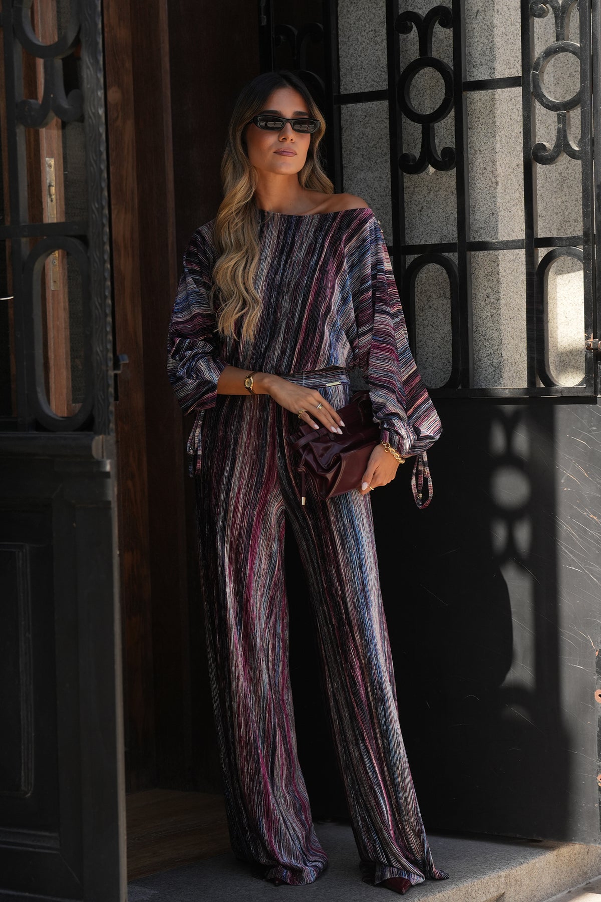 Pantalones anchos de pana