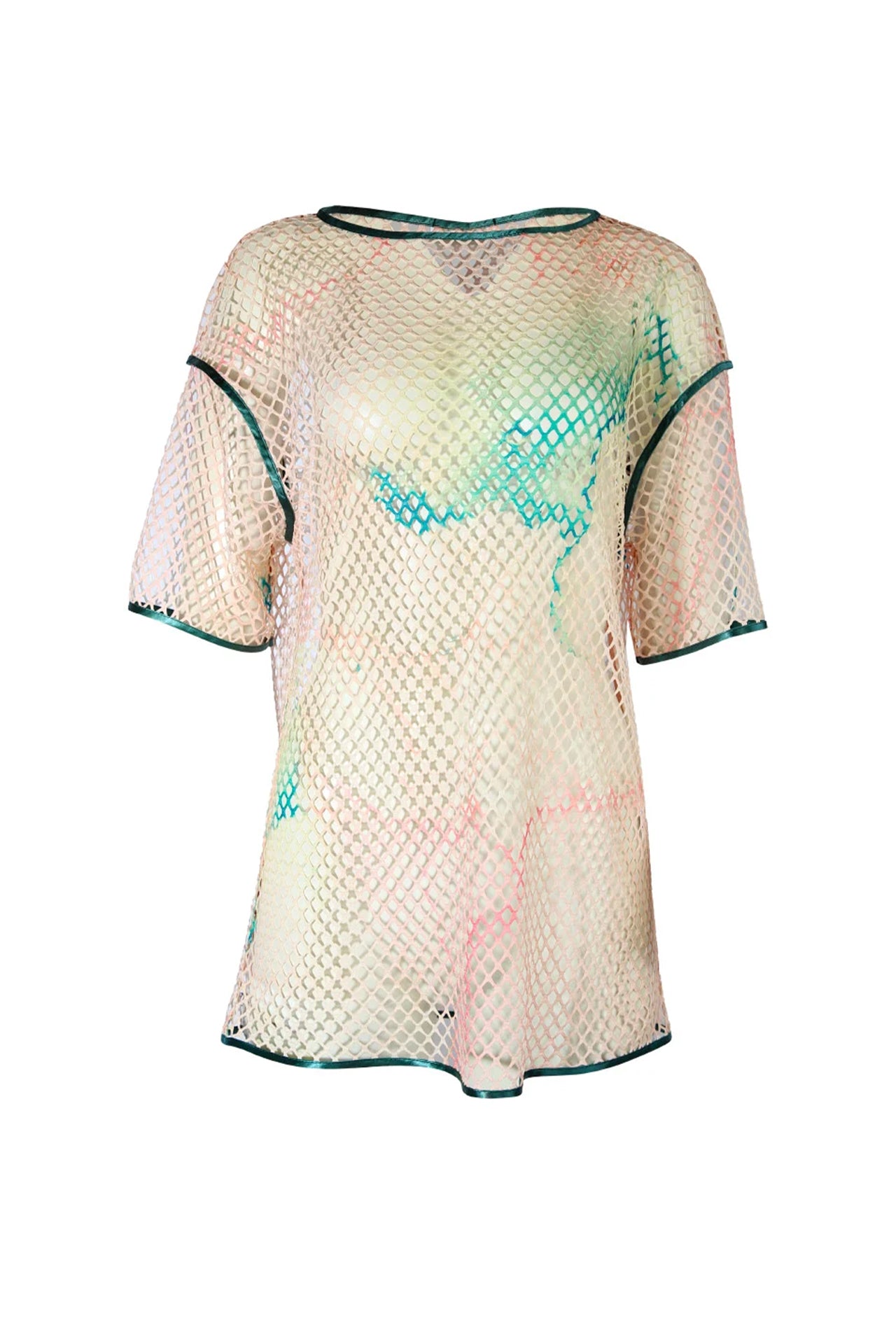 Camiseta de red oversize
