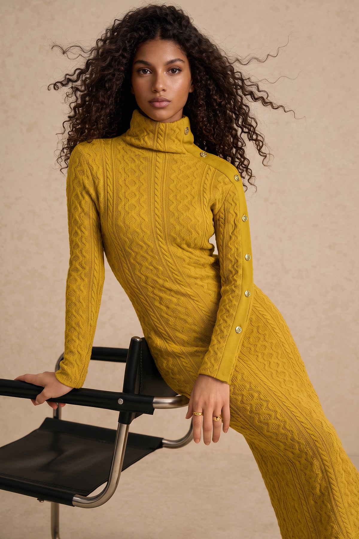 Vestido de canalé