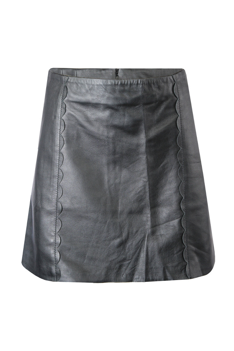 Leather Collection A-line skirt 