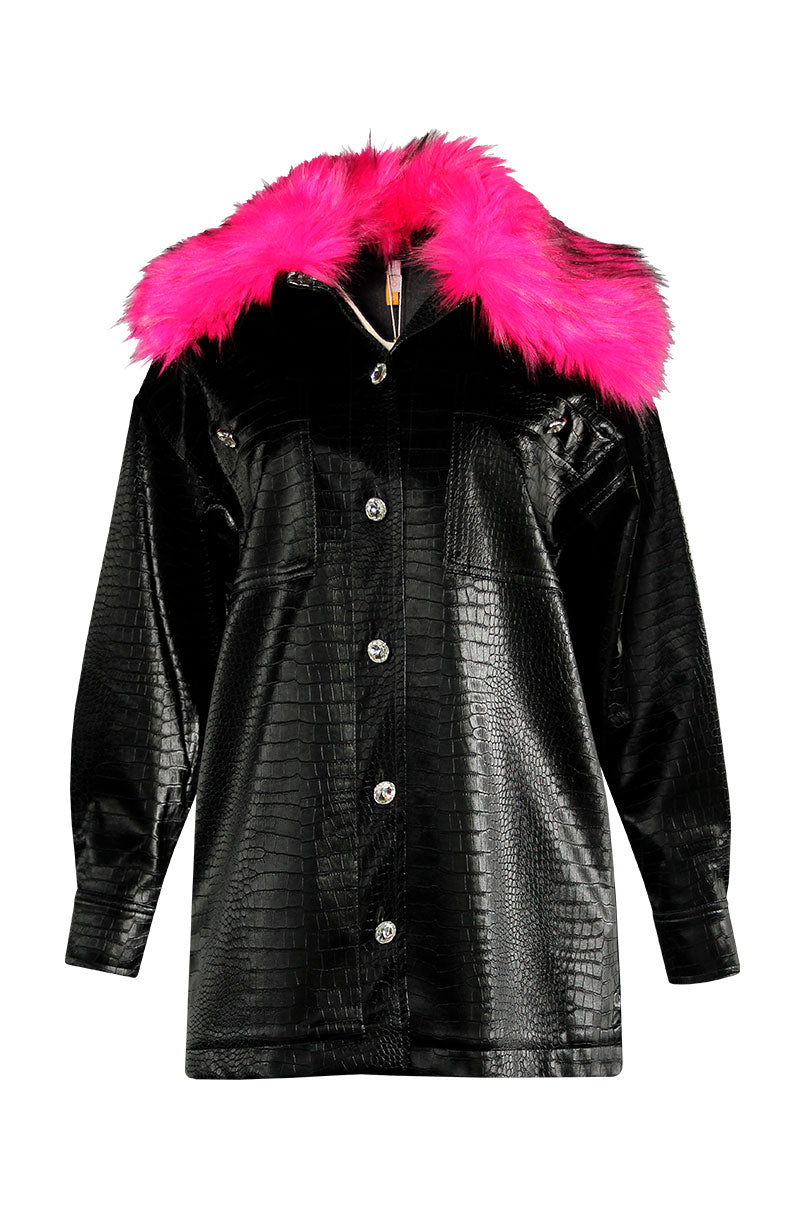 Sobrecamisa efeito Croco