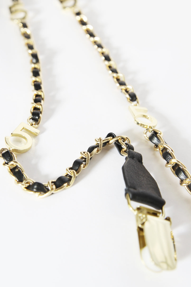 Suspensórios metal dourado "5"