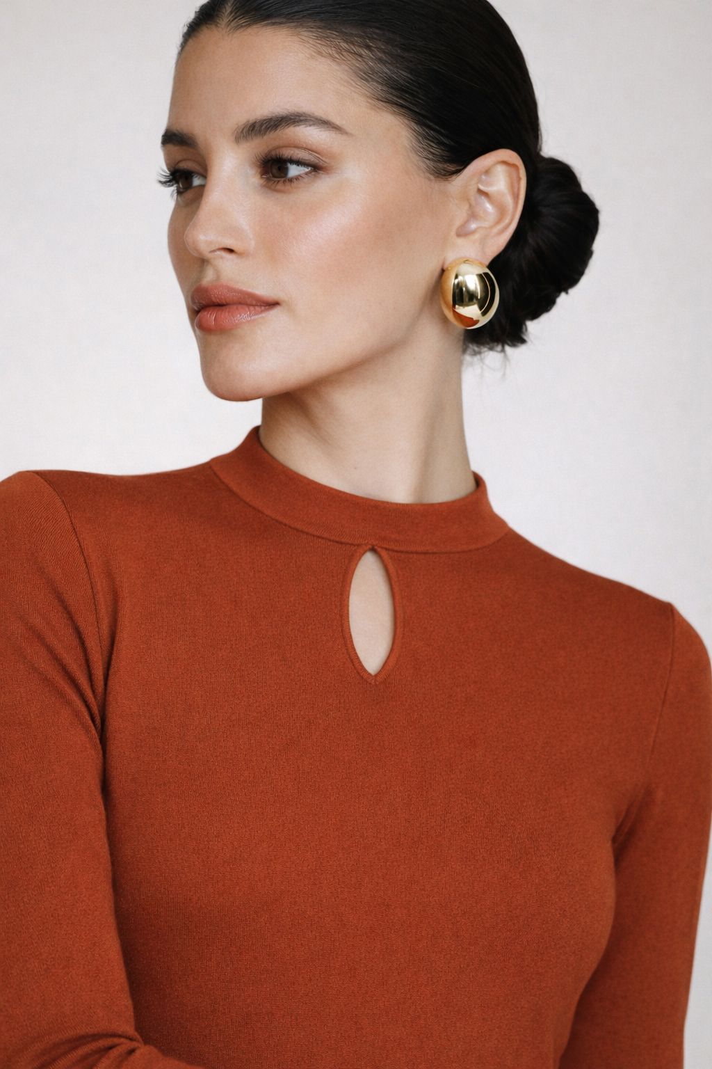 Sweater Básica de Malha Lisa