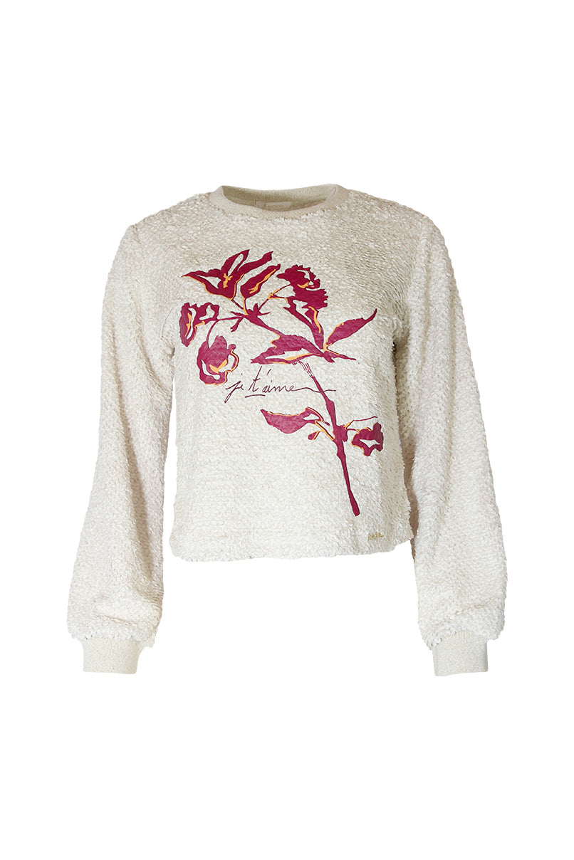 Sweatshirt malha fantasia