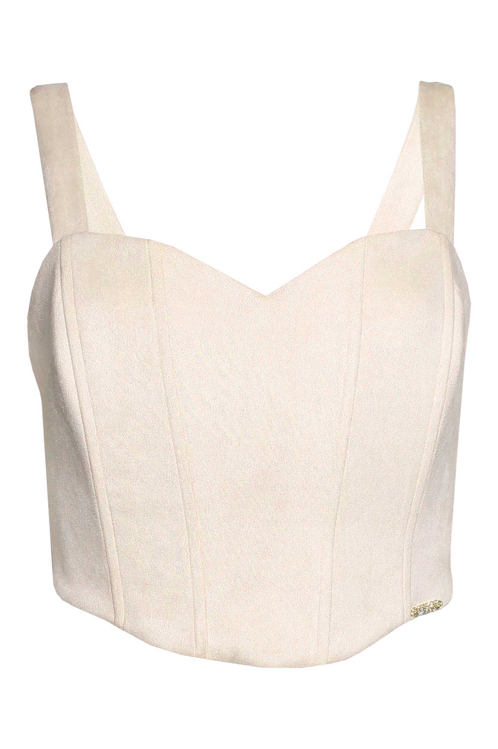 Top de Alças Estilo Corpete