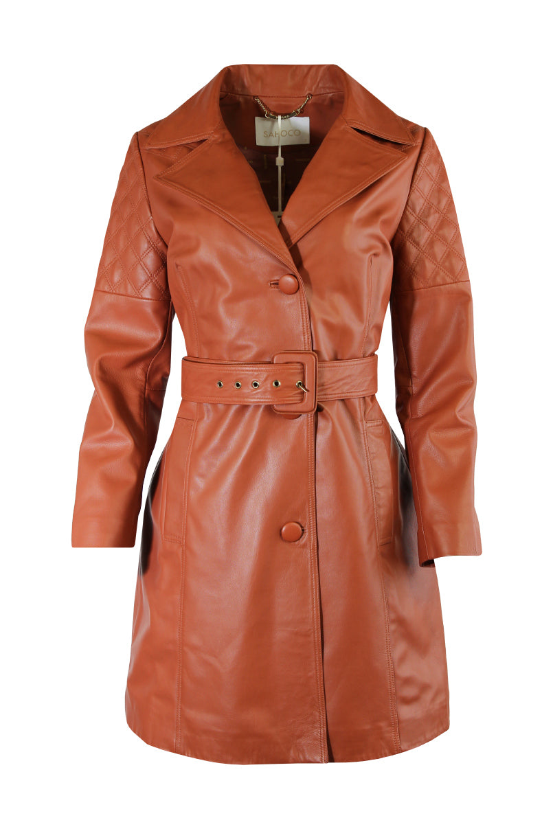 Gabardina "Leather Collection"