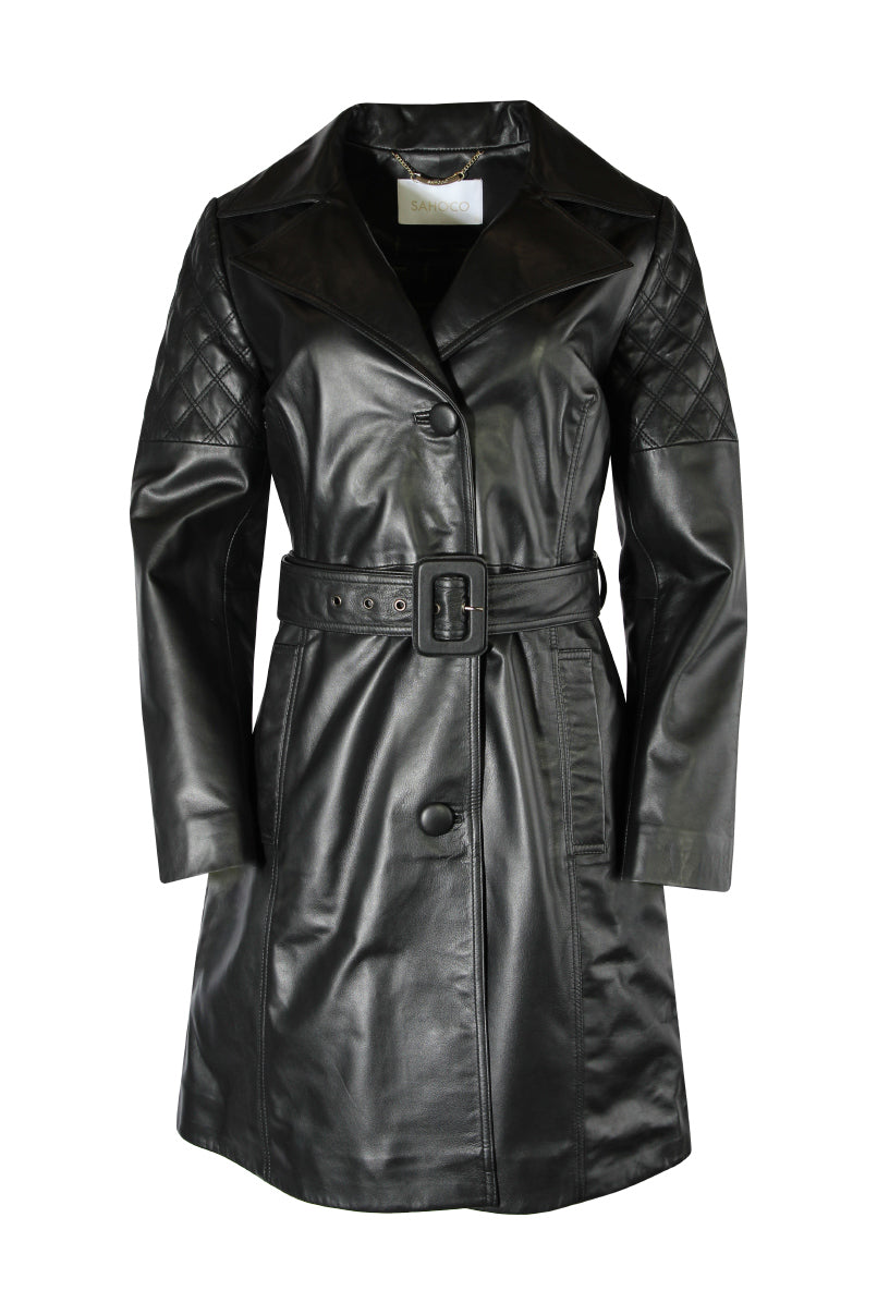 Trench coat "Leather Collection"