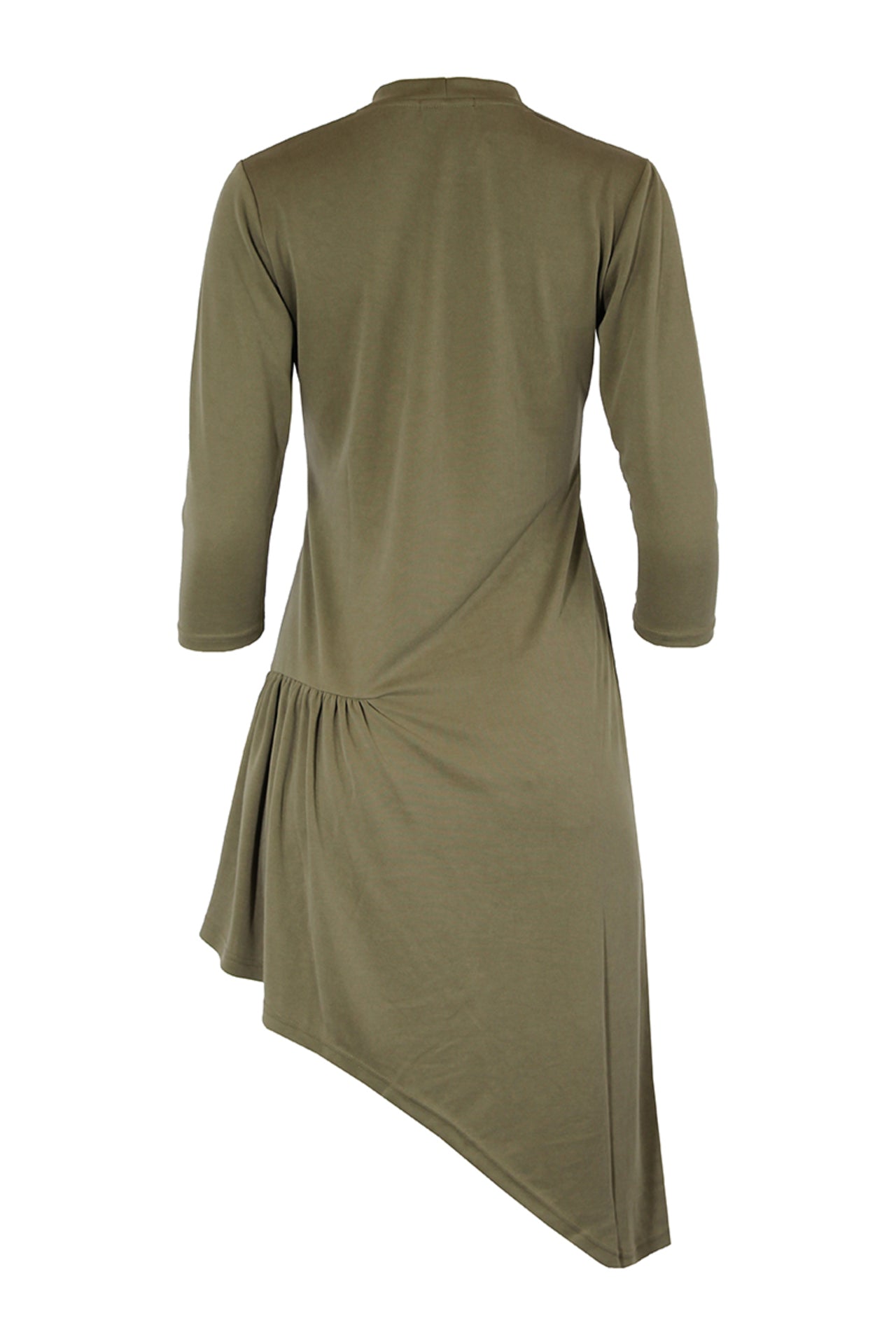 Vestido fluído assimétrico