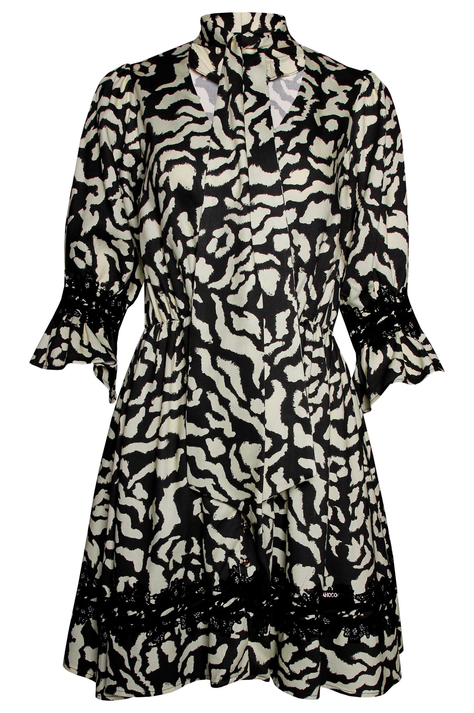 Vestido Renda Combinada