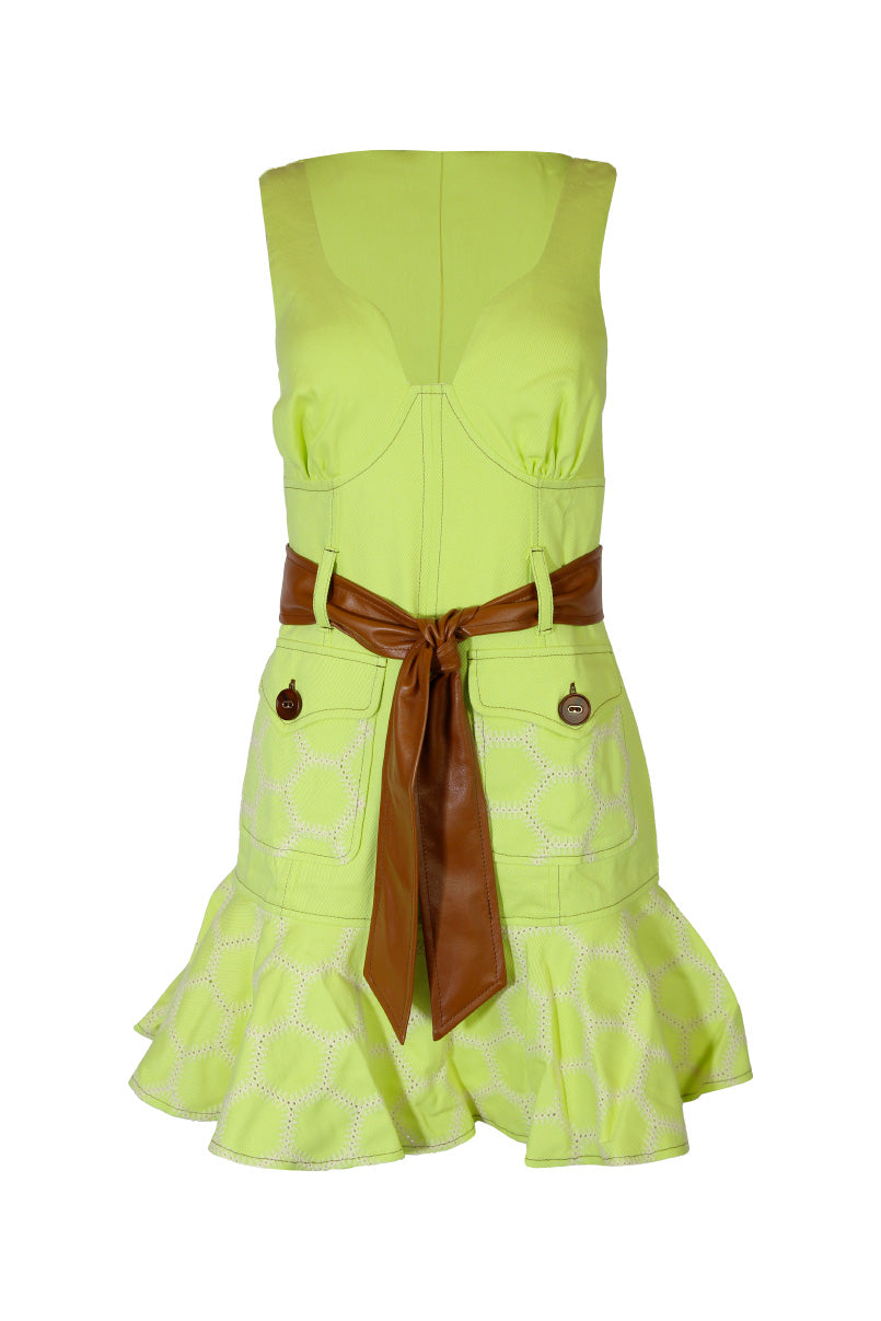 Vestido sarja