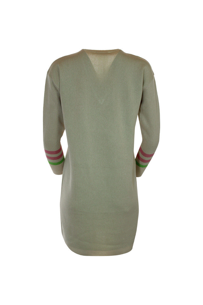 Vestido malha tricô