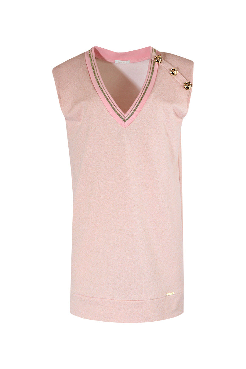 Vestido tipo sweatshirt