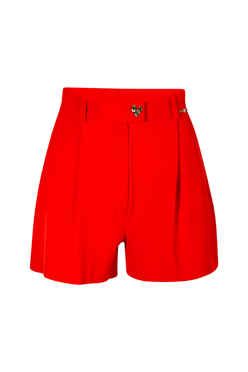 Calções cintura subida