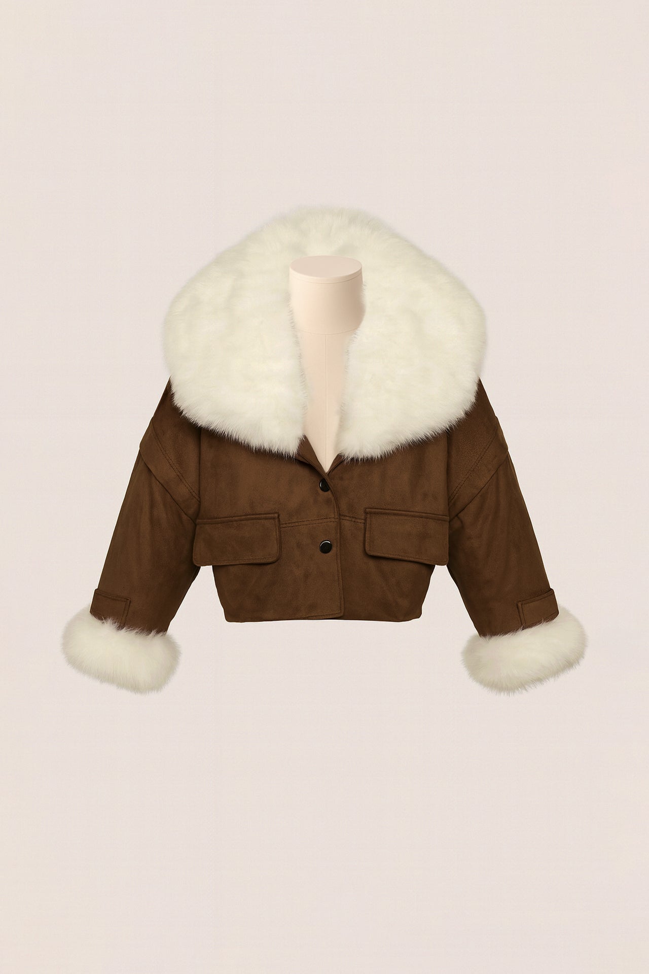 Casaco em Camurça com Pêlo