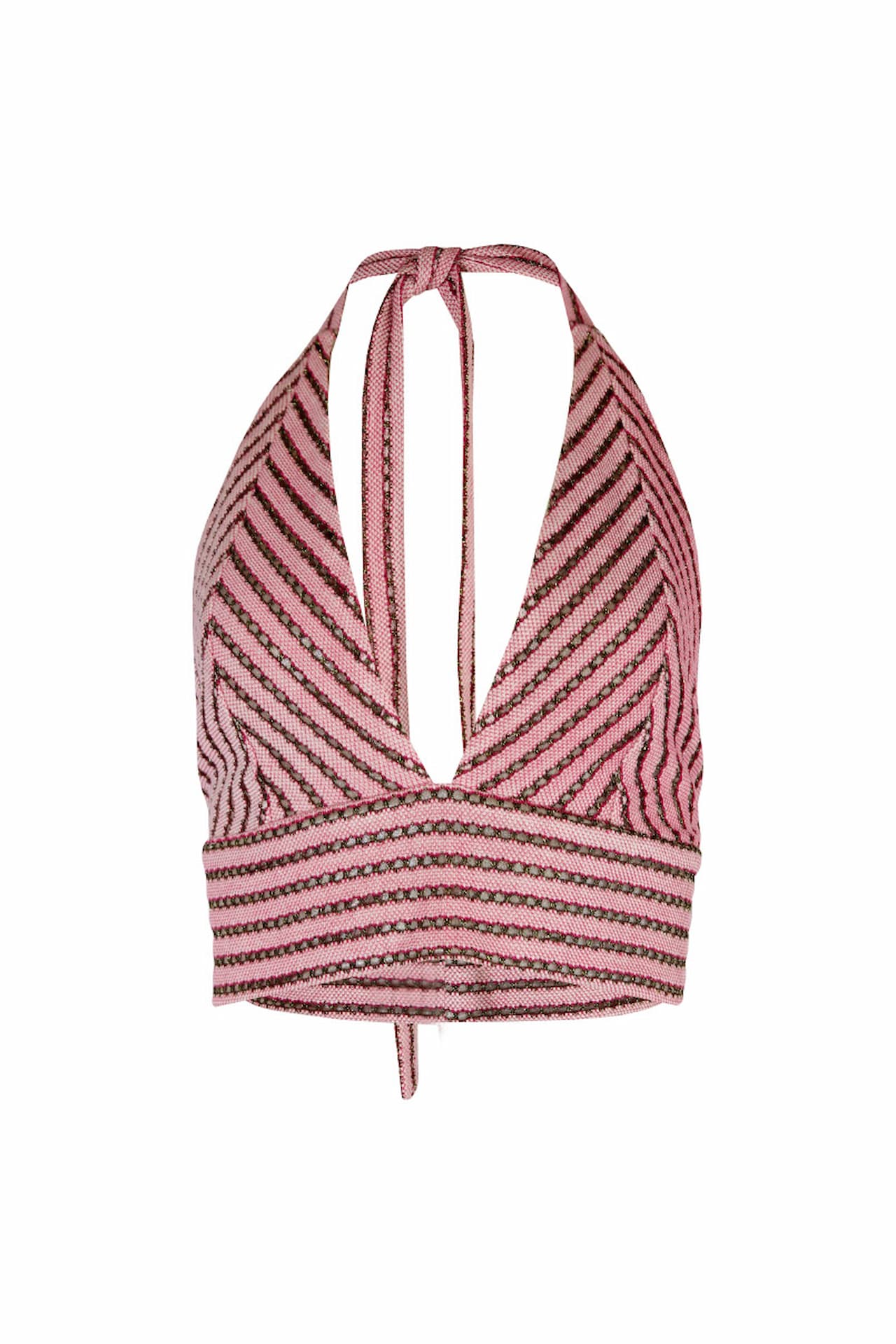 Crop Top Malha Perfurada