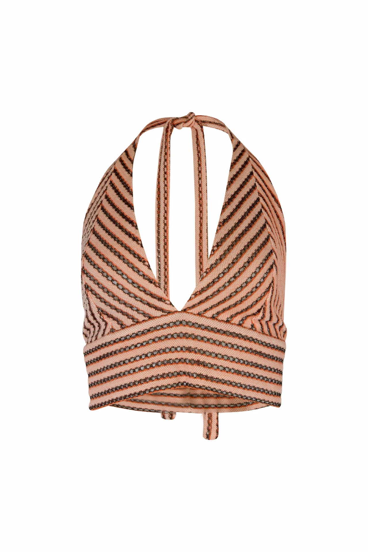 Crop top malha perfurada