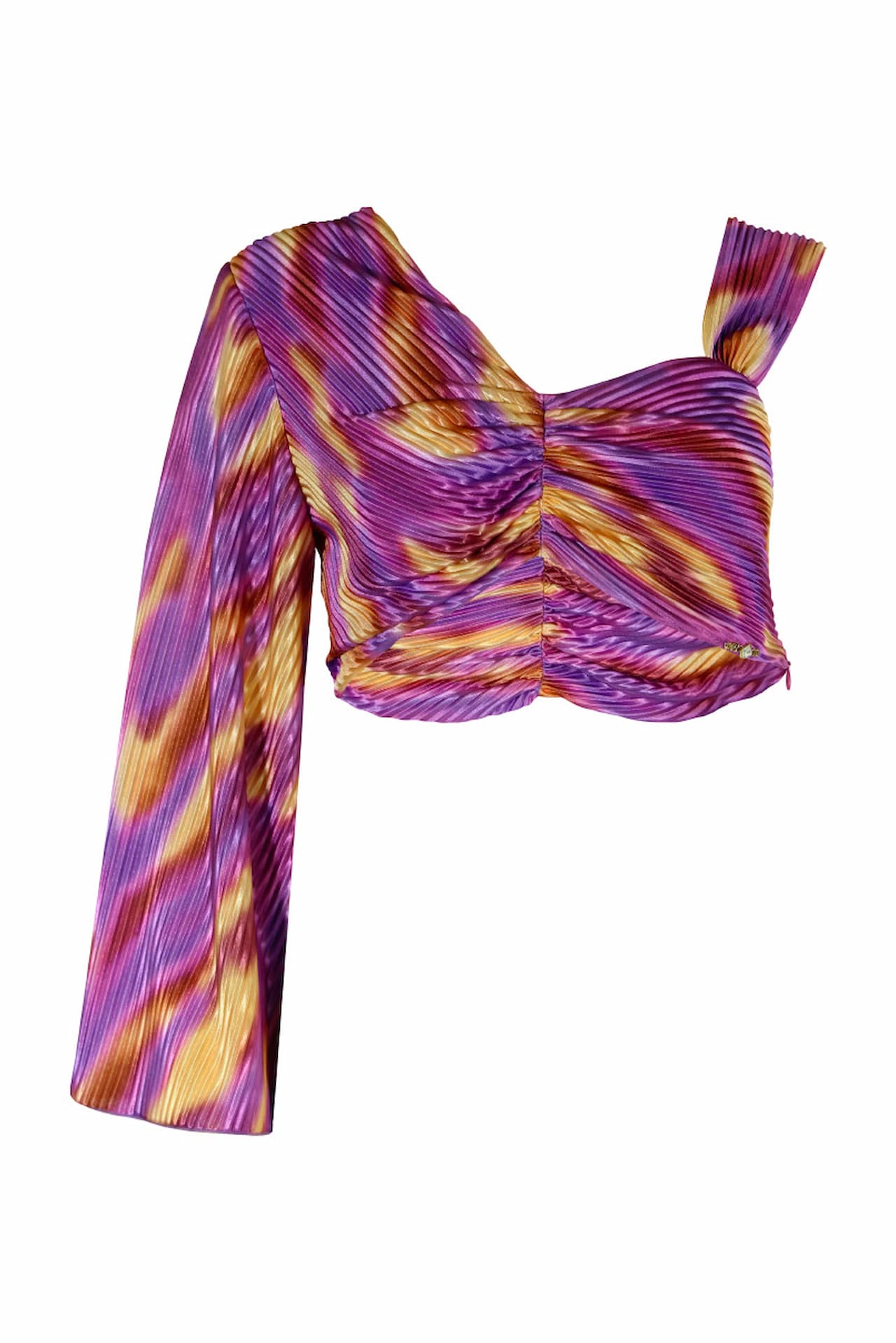 Crop top assimétrico