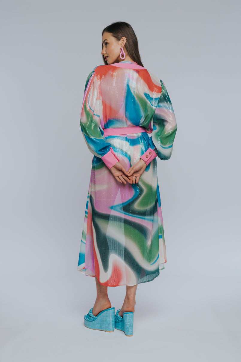 Kaftan Lantejoulas