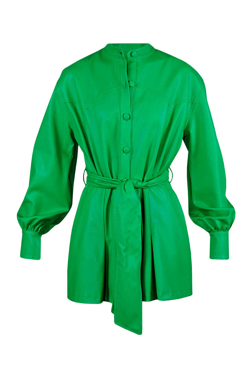 Macacão Curto Efeito Pele